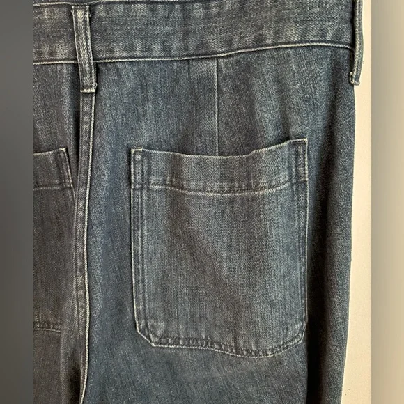 Everlane Short Sleeve Denim Coverall - Picture 8 of 9